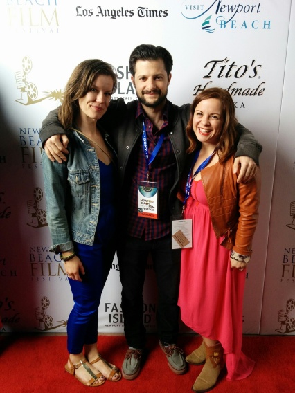Brianne with filmmaker Doug Roland, and actress Michelle Luchese
